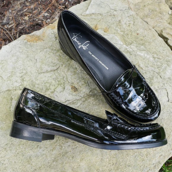 Franco Sarto Shoes - Franco Sarto | black patent penny loafers | flats
